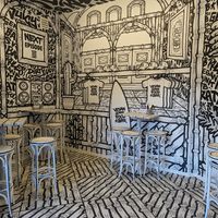 interior at Vegan Junk Food Bar - 2D in Amsterdam