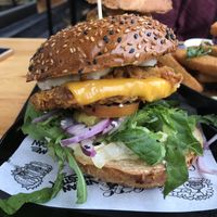 Daddy Mc Chik’n burger at Vegan Junk Food Bar - 2D in Amsterdam