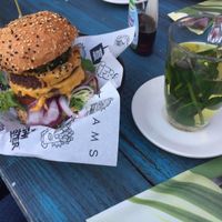 The Sumo burger at Vegan Junk Food Bar - 2D in Amsterdam