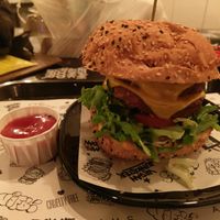 Sumo Burger (Spicy) at Vegan Junk Food Bar - 2D in Amsterdam