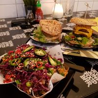 Lunch at Vegan Junk Food Bar - 2D in Amsterdam