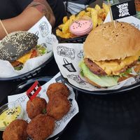 Perfect plate 🖤 at Vegan Junk Food Bar - 2D in Amsterdam