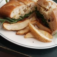 Aubergine sandwich without cheese at Jenny's Bread in Seogwipo