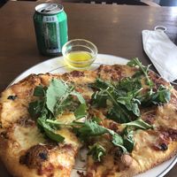 The tomato and mozzarella pizza! ❤️ at Jenny's Bread in Seogwipo