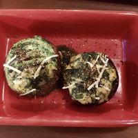 Portobello gratinado  at Lluvia in Alicante