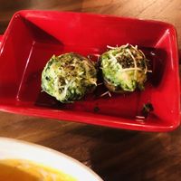 Stuffed portobello  at Lluvia in Alicante