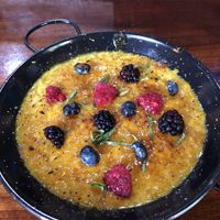 super-amazing milky rice dish 😍 at Lluvia in Alicante