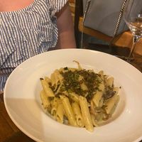 Mushroom and lentil rigatoni   at Lluvia in Alicante