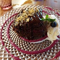 Dessert: Sachertorte at Lluvia in Alicante