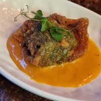 Spinach Ravioli (my favourite) at Lluvia in Alicante