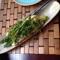 Asparagus Hot Dog at Lluvia in Alicante