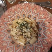 Mushroom pasta at Lluvia in Alicante