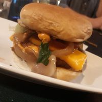 Beyond meat burger at Lluvia in Alicante
