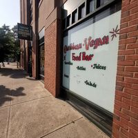 Entrance at Ninth Square Market Caribbean Style in New Haven
