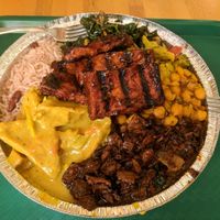 Large container $13 at Ninth Square Market Caribbean Style in New Haven