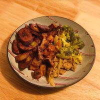 Delicious food and amazing people!  at Ninth Square Market Caribbean Style in New Haven