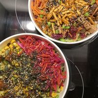 Two signature bowls: Tempeh and Tofu  at Poké Perfect - Utrecht in Utrecht