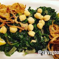 spinach chickpea roast at Tamara Elna Point 90 in Cairo