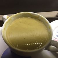 Egyptian lentil soup  at Tamara Elna Point 90 in Cairo