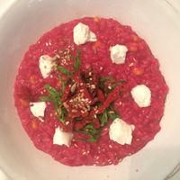 Vegetarian risotto at Casa Jaguar in Madrid