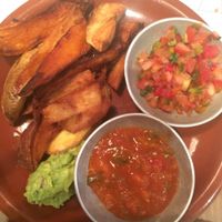 Veganised potato starter at Casa Jaguar in Madrid