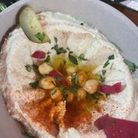 Humus  at El Rincon de Beirut in Sevilla