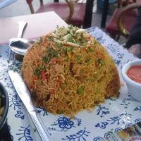 Main course at El Rincon de Beirut in Sevilla