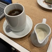 Earl grey tea with oat milk  at Unico Gelato & Caffe in Bromley