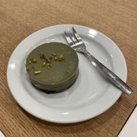 Vegan raw pistachio cake  at Unico Gelato & Caffe in Bromley