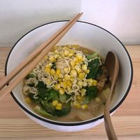 ramen at Simple Lifestyle Healthy Vegetarian Cafe in Central Singapore