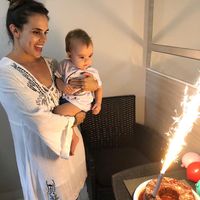 Bolo de aniversário vegano do Kael (que ele não comeu 🤭). Estava maravilhoso   at Espaço Nutrir - Corpo Mente Espirito in Florianopolis