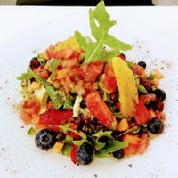 Fuit's salad. at Antonio's Restaurant in Cartagena