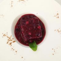 Brownie at Antonio's Restaurant in Cartagena