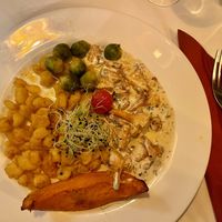 mushroon ragout  at Laegernstuebli in Boppelsen