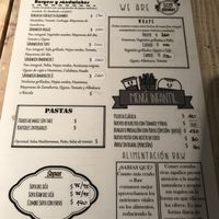 Menú parte 2 at Matinatta de Laura Vanelli in Martinez