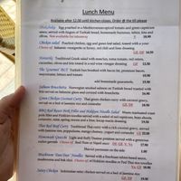 Menu at Cafe Nourish Heart and Soul Food in Magnetic Island