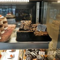 Vegan brownie at French Bakery in Kathmandu