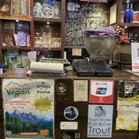 Counter  at French Bakery in Kathmandu
