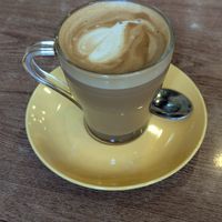 Flat white at French Bakery in Kathmandu