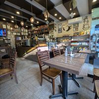 Inside at French Bakery in Kathmandu