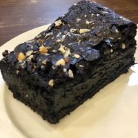Vegan Brownie! at French Bakery in Kathmandu