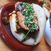 Fried tofu bao at The Pond in Brighton