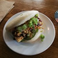 Taiwanese steamed bun at The Pond in Brighton