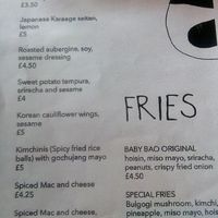 Side dishes at The Pond in Brighton