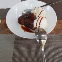 Sticky toffee pudding  at The Corra Linn in Salou