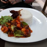 3 bean chilli with rice at The Corra Linn in Salou