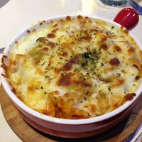 oven baked pasta at Veggie Wonderland in Taichung