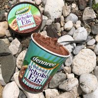 Vegan chocolate ice cream. at Kalcek - Smartinska in Ljubljana