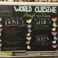 9 Feb 18 menu.  at The Full Bowl in Cedar Rapids