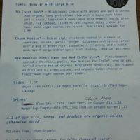 Rotating menu at The Full Bowl in Cedar Rapids